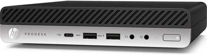 HP EliteDesk 800 G4 Mini PC: i5, 16GB RAM, 512GB SSD, Win 11 Pro (Renewed)