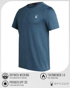 Spyder Athletic Men's T-Shirt 2-Pack, Dry Fit Performance Tee