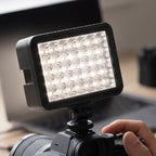 Fabater Mini LED Camera Light with Cold Shoe Mounts