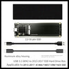 Kfwfuaee USB-C SSD Enclosure for 2013-2017 MacBook Drives