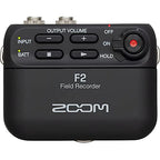 Zoom F2-BT Field Recorder - Bluetooth, Lavalier Mic, 32GB, Bundle
