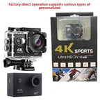 Generic 4K Ultra HD Waterproof Action Camera with WiFi