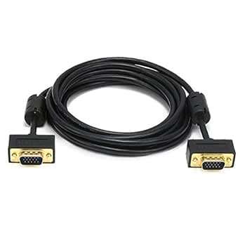 Monoprice 106361 10ft Ultra Slim SVGA Monitor Cable Ferrite