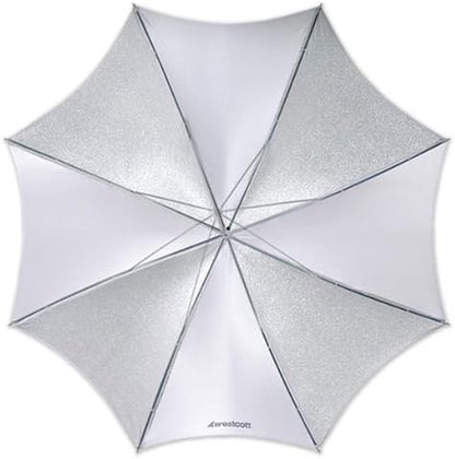 Westcott 2002 43-Inch Soft Silver Collapsible Umbrella