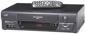 JVC HRA591U 4-Head Hi-Fi VCR: VHS Player Recorder (Renewed) — main product image