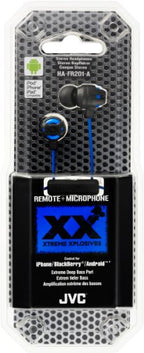 JVC HAFR201AE Xtreme Xplosives Wired Headphones - Blue