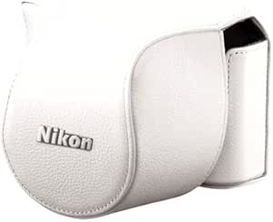 Nikon VHL002BW CB-N1000SB Leather Body Case Set White