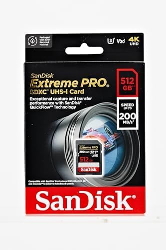 SanDisk SDSDXXD-512G-GN4IN 512GB Extreme PRO SD Card