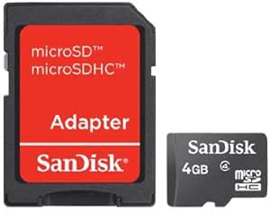 SanDisk SDSDQM-004G-B35A 4GB Mobile MicroSDHC Card Adapter