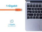 Monoprice 103422 Cat6 Ethernet Cable 2ft Orange