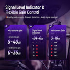 Synido A20 Pro Portable USB-C Instrument Audio Interface