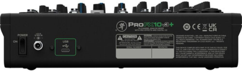 Mackie ProFX6v3+ 6-Channel Analog Mixer USB Bluetooth Bundle