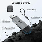 Acer USB-C Dual-Slot SD and microSD Card Reader