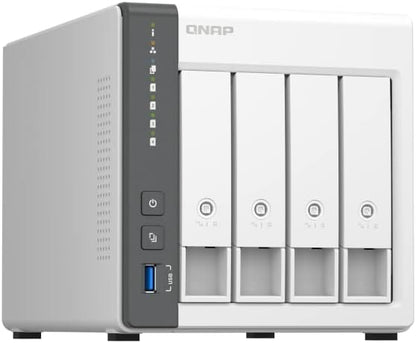 QNAP TS-433-4G-US 4-Bay NAS - Quad-Core, 4GB RAM, 2.5GbE