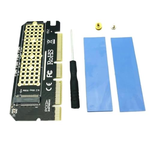 CFNXKTWBR PCIe x16 to M.2 NVMe SSD Adapter Card with LED — main product image
