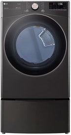 LG DLEX4000B 7.4 cu. ft. Smart Electric Dryer - Black Steel