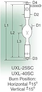 Ushio BC2790 UXL-40SC Projector Light Bulb
