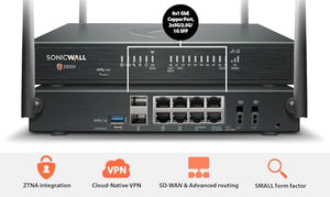 SonicWall TZ380W Wireless Next-Gen Firewall Upgrade Bundle
