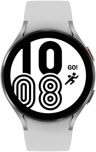 Samsung 656942408147 Galaxy Watch 4 44mm Silver - Renewed — main product image