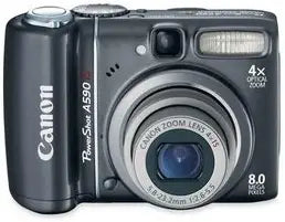 Canon CNMA590ISPWERSH Powershot A590 IS 8MP Digital Camera