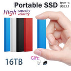 Generic 16TB Portable SSD External Drive, Shockproof