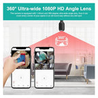 FCMEZRVPNIG 4K 360° Wireless WiFi Dome Security Camera