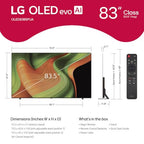 LG OLED83B4P 83-Inch OLED 4K HDR Smart TV