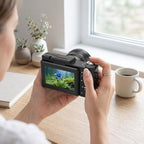 Heayzoki 4K Autofocus Digital Camera Kit with Flip Screen