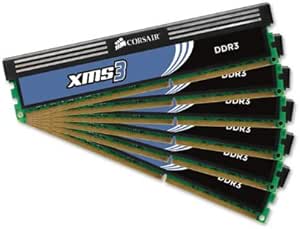 Corsair HX3X12G1600C9 12GB (6x2GB) DDR3 1600MHz Desktop Memory