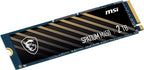 MSI SPATIUM M450 PCIE 4.0 NVME M.2 2TB SSD