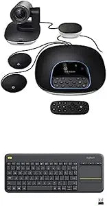 Logitech Group Video Conferencing Kit with Expansion Mics + K400