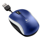 Logitech 910-001831 Corded Mouse M125 (Blue)
