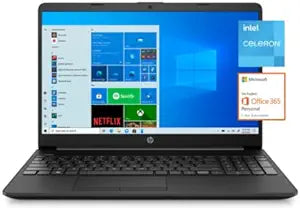 HP HP 15 15.6" FHD Celeron N4020 Laptop 128GB SSD