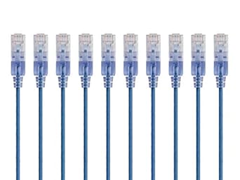 Monoprice Cat6A Ethernet Patch Cable SlimRun 10-Pack