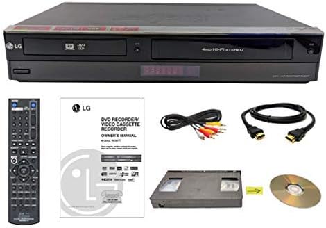 LG Multi-Format DVD Recorder VCR Combo Digital Tuner Renewed