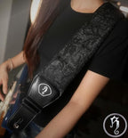 rockyou Padded Neoprene Guitar Strap with Pick Holder