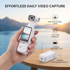Wisoqu Handheld 4K POV Camera with Rotatable Lens