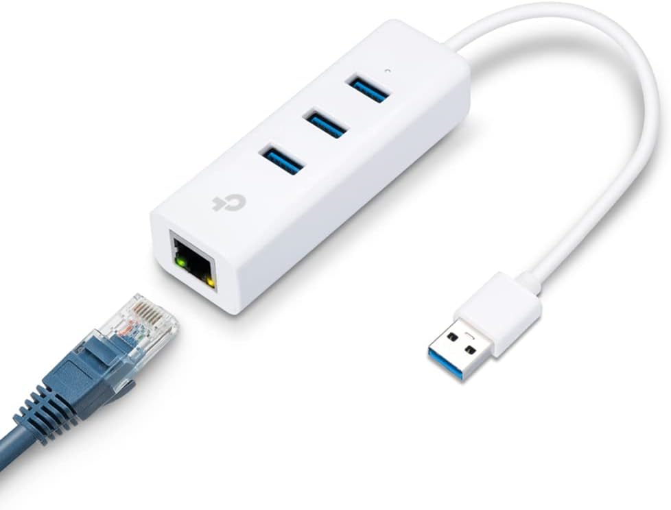 TP-Link UE330 USB 3.0 to Gigabit Ethernet Adapter with 3-Port Hub
