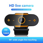 DDYYDS 1080P Plug-and-Play Webcam with Built-In Microphone