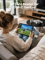 Generic USB-C 3-in-1 SD and MicroSD Card Reader