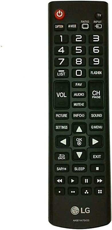 LG AKB74475433 TV Remote Control