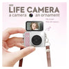 BXGBWKZHRQF Thumb-Sized Retro Mini Keychain Camera