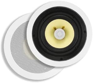 Monoprice 109338 8-Inch Kevlar 2-Way In-Ceiling Speakers — main product image