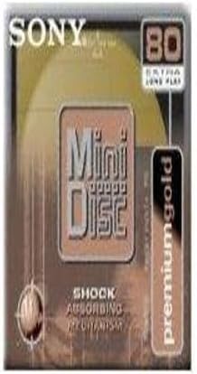 Sony MDW80PL 80 Minute MiniDisc Premium Gold