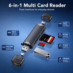 VVIA 6-in-1 USB 3.0 SD and microSD Card Reader