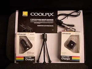 Polaroid EH-6-1 USB AC Adapter for Nikon S Series Cameras