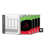 QNAP TS-433-4G-44S-US 4-Bay 12TB NAS - Seagate IronWolf RAID 5 Bundle