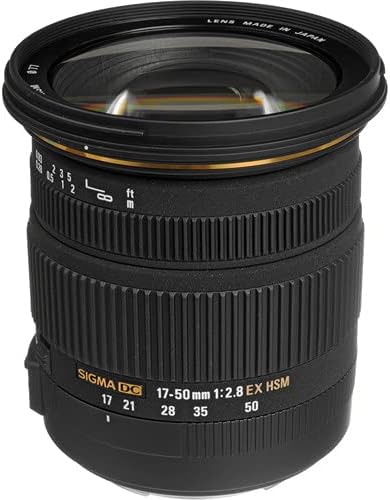 Sigma 583101 17-50mm f/2.8 Canon EF Lens Bundle