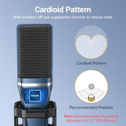 TONOR TC-777 USB Cardioid Condenser Podcast Microphone — main product image