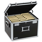 Vaultz Portable File Box - Legal/Letter Size Locking Storage